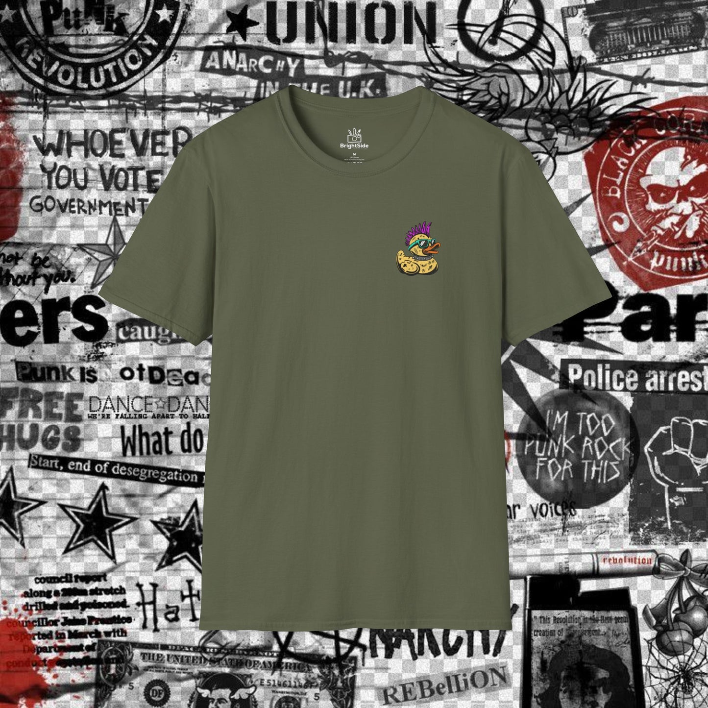 Punk Duck | Unisex Softstyle T-Shirt