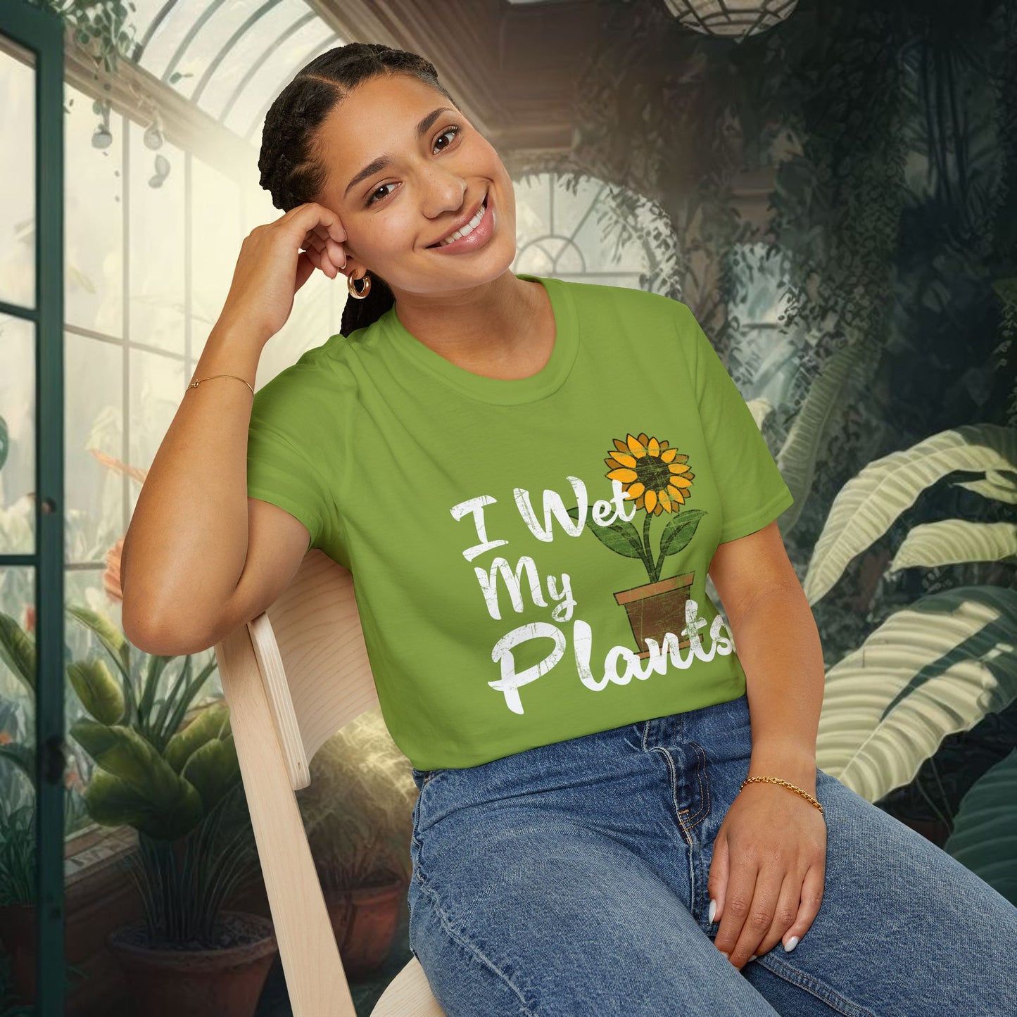 I Wet My Plants | Unisex Softstyle T-Shirt