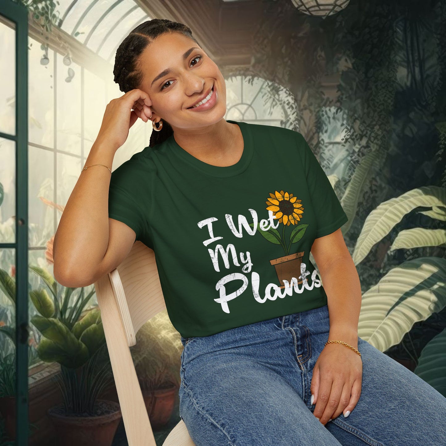 I Wet My Plants | Unisex Softstyle T-Shirt