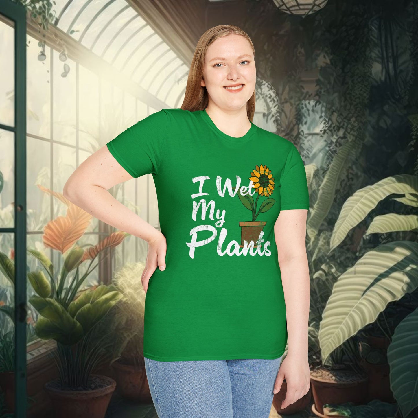 I Wet My Plants | Unisex Softstyle T-Shirt