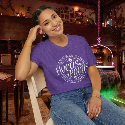 Hocus Pocus Premium Witches Brew | Unisex Softstyle T-Shirt